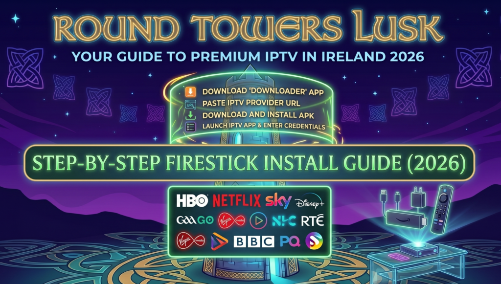 Firestick IPTV Ireland - 2026 setup guide with IPTV Smarters Pro