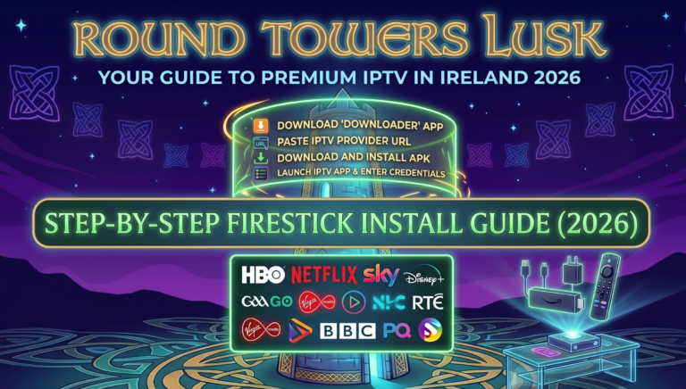 Firestick IPTV Ireland - 2026 setup guide with IPTV Smarters Pro