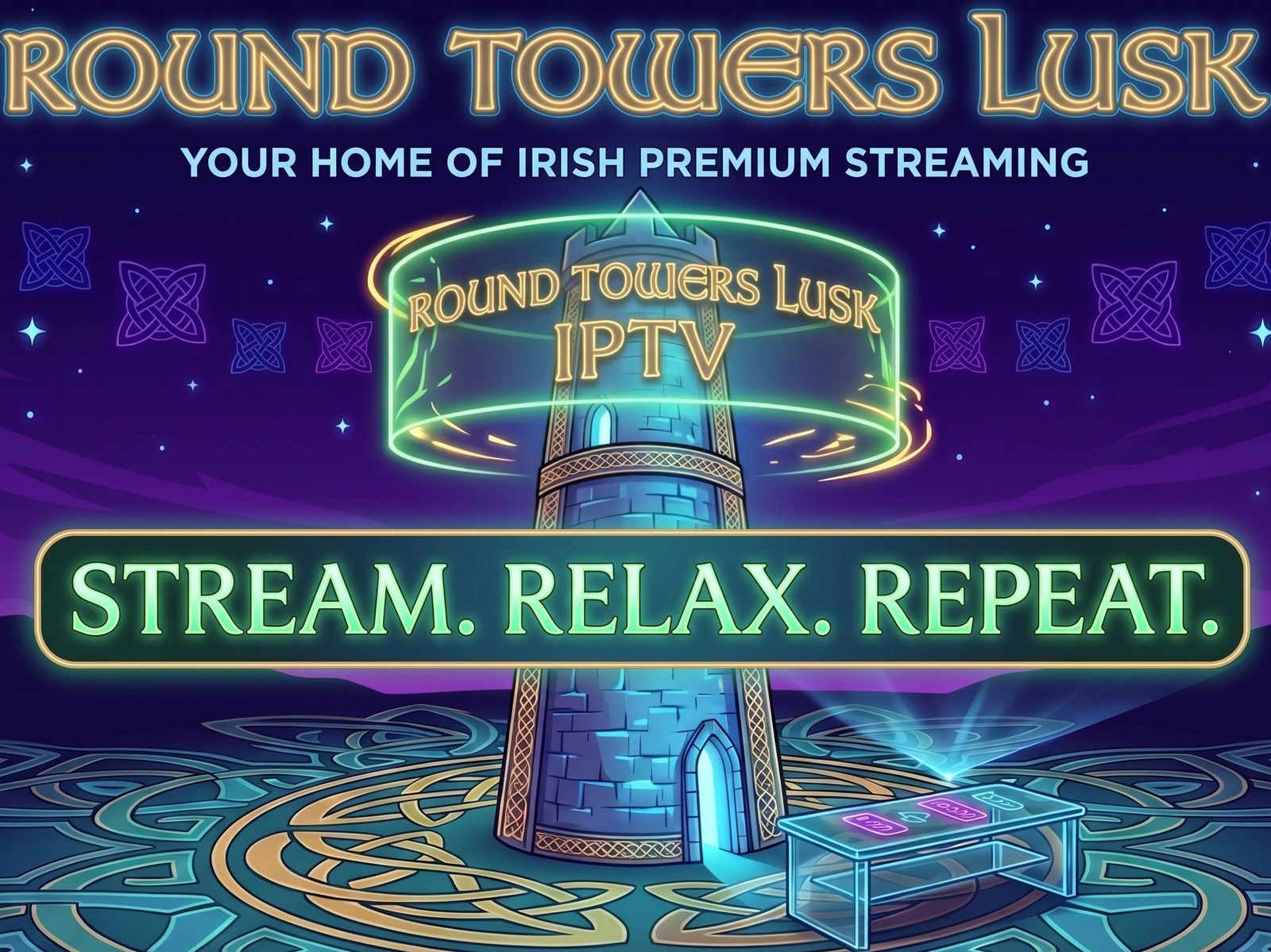 Round Towers Lusk IPTV — risk-free guarantee for Irish viewers