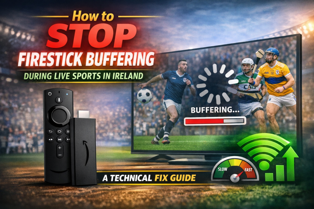 Firestick buffering Ireland - how to fix live sports streaming lag
