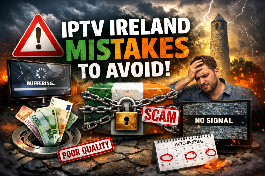 IPTV Ireland 2026 mistakes to avoid - warning signs and scam protection guide